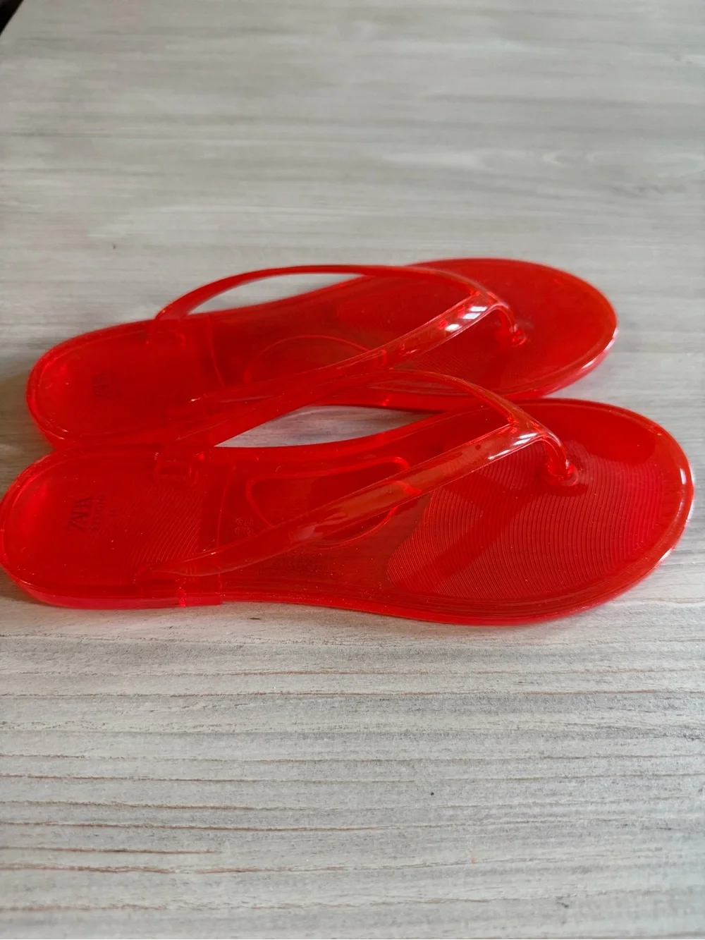 Zara Girls Jelly Sandals NWOT